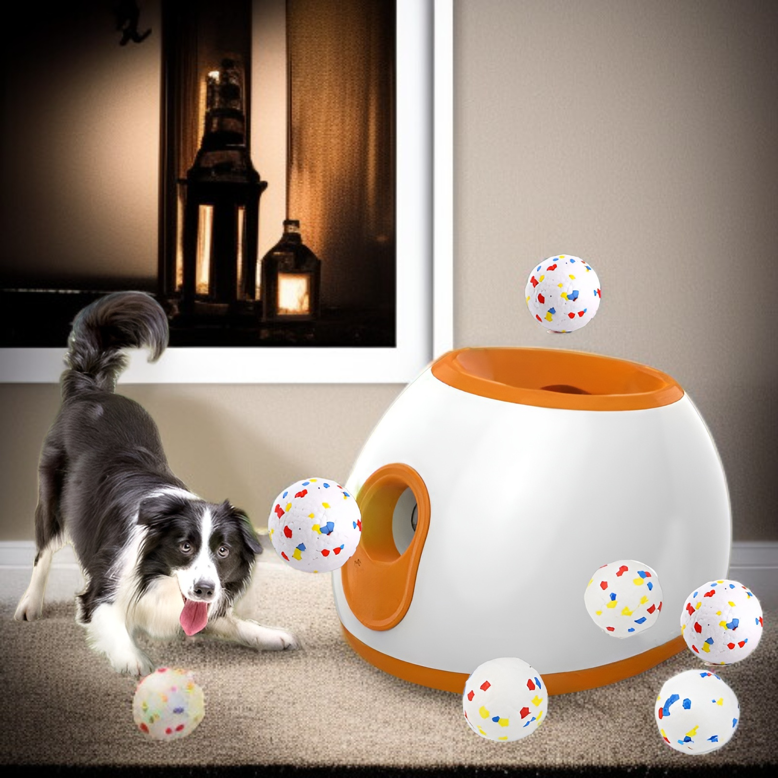 犬用テニスボール投げマシン