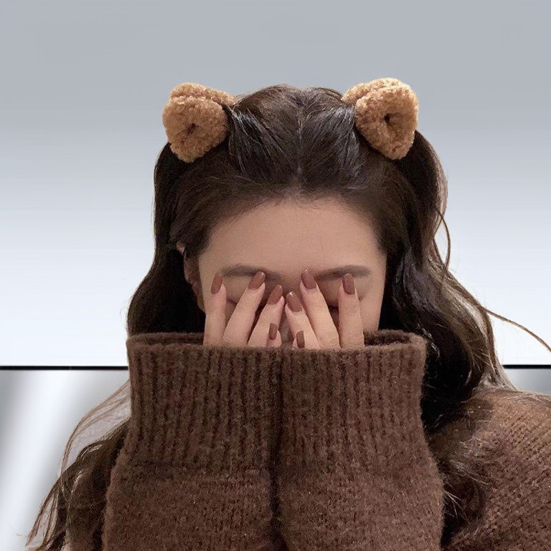 毛茸茸耳朵小抓夾