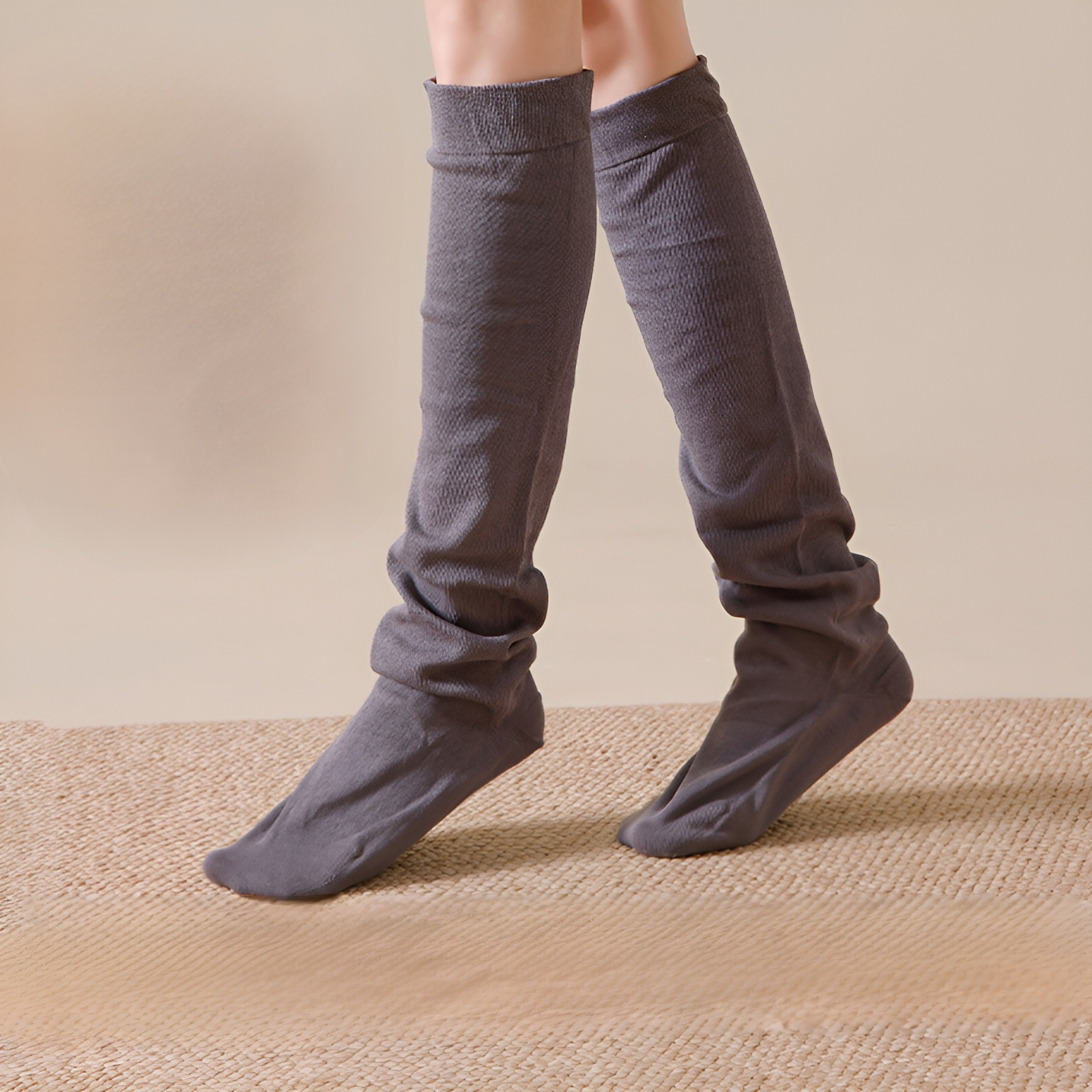 Extra dicke, wärmende, über-knie Schlafsocken