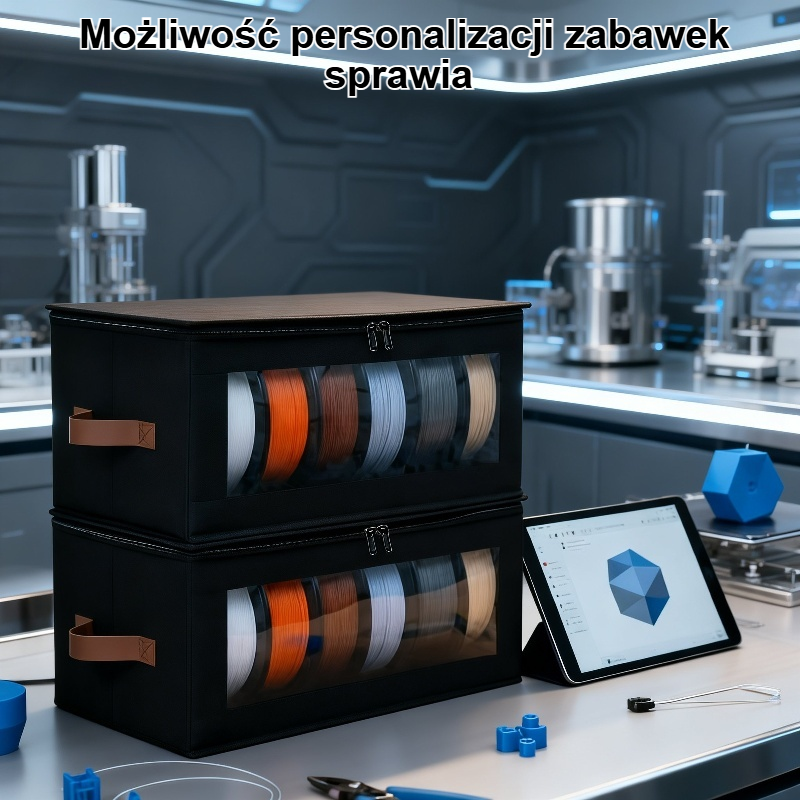 Zabawki z filamentu do drukarek włókninowych – kolorowe modele 3D