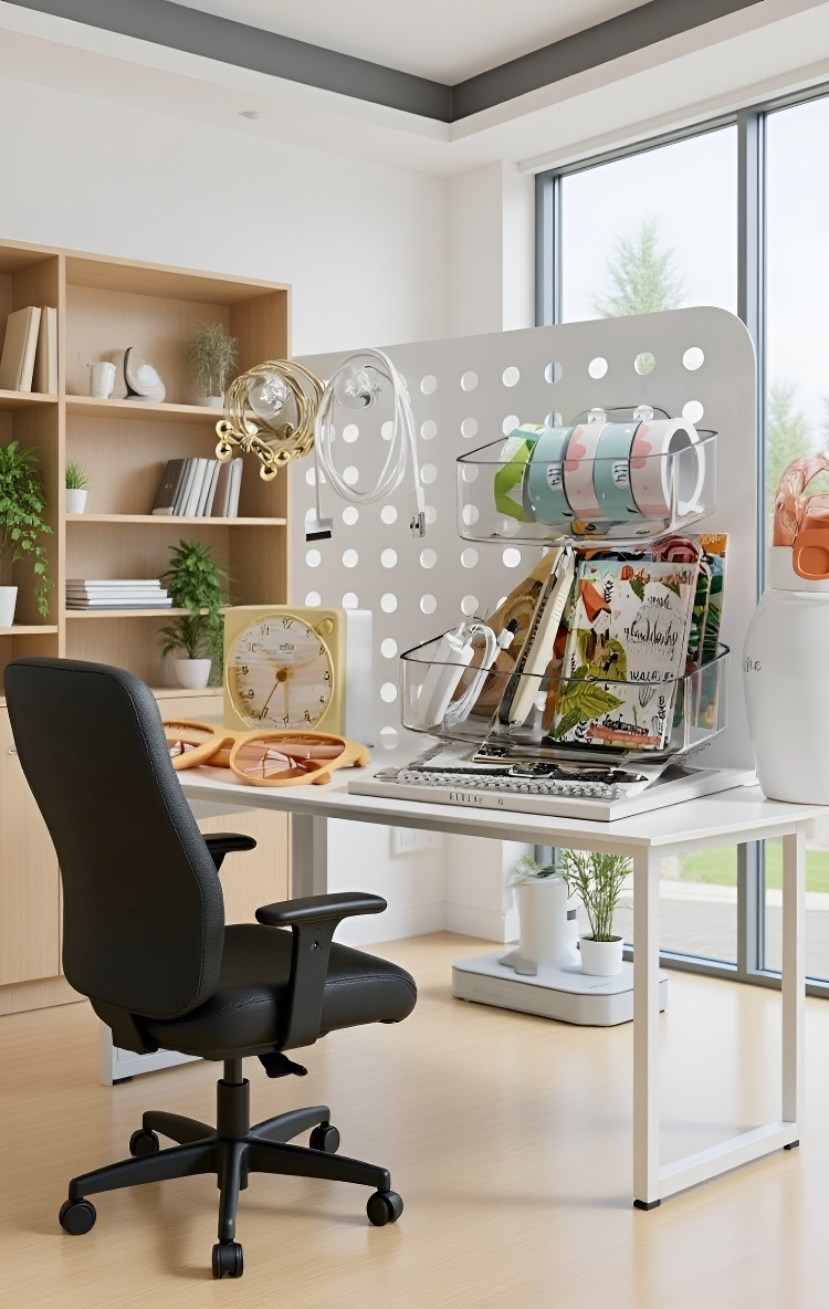 Escritorio compacto para dormitorios pequeños