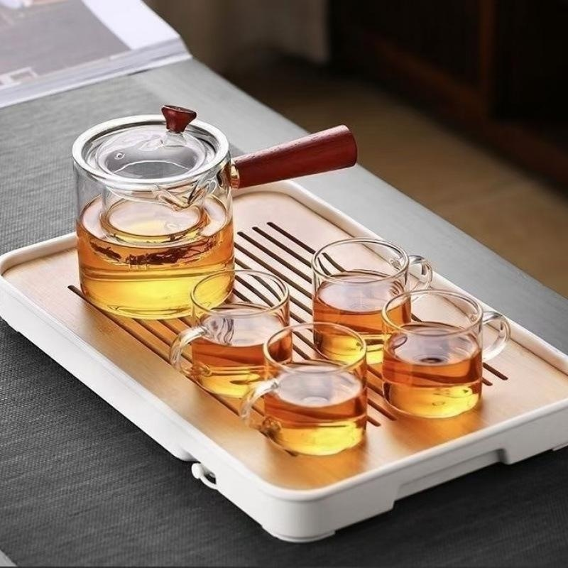 家用單壺沸水玻璃茶具