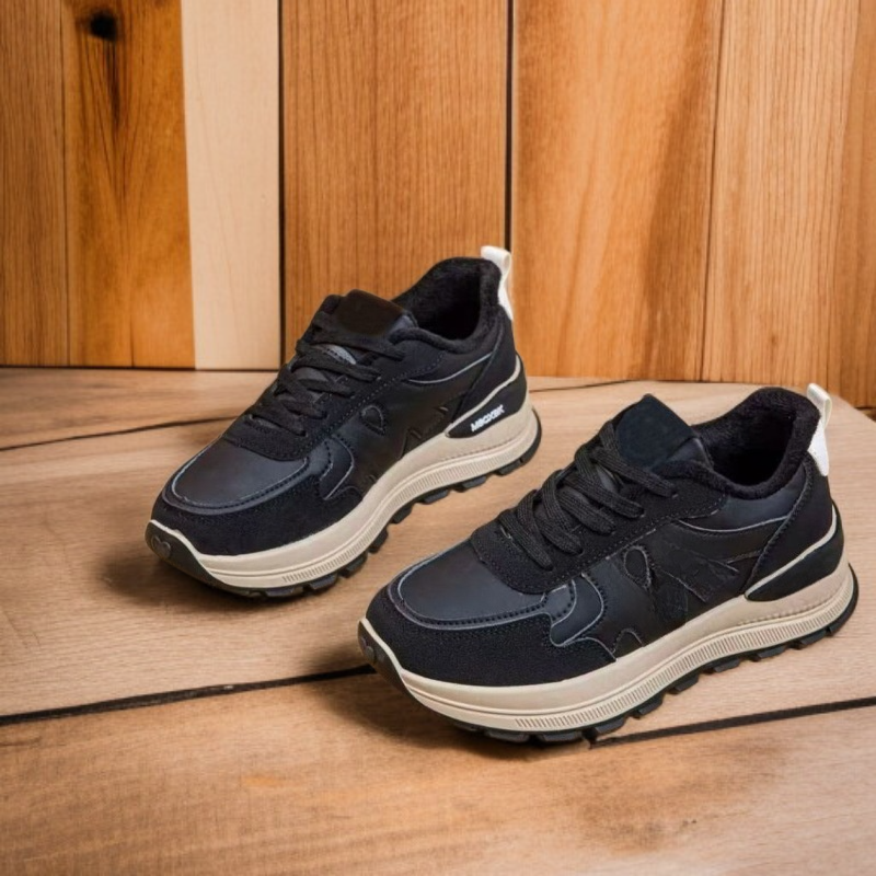 加絨厚底輕便德訓鞋