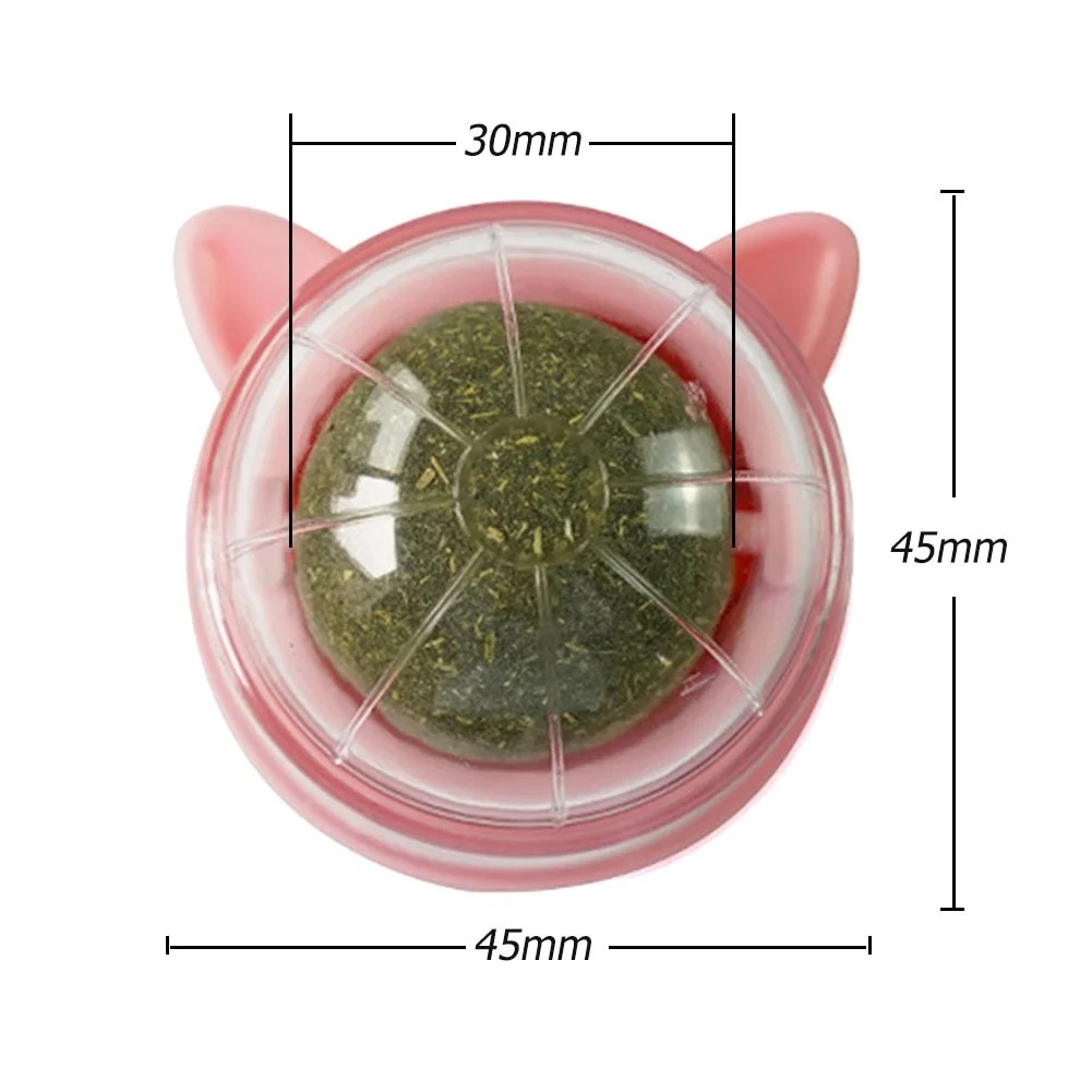 Mintfarbener, drehbarer Katzenball