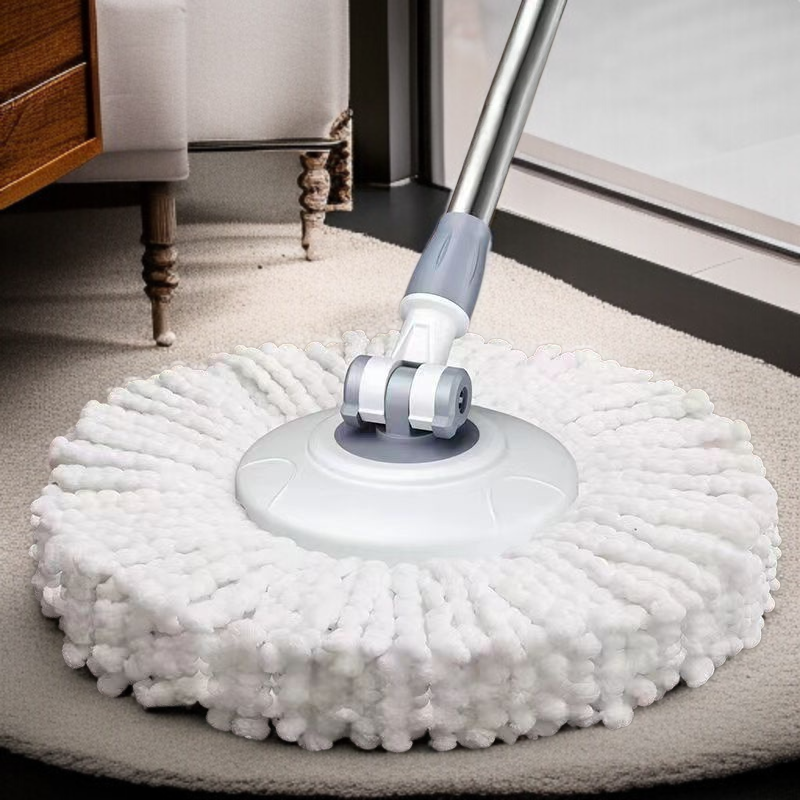 게으른 집에서는 자동 회전 걸레를 사용한다 손세탁 없이 깨끗이 닦고 두꺼워진 싱글 배럴 흡수식 끌기 도구