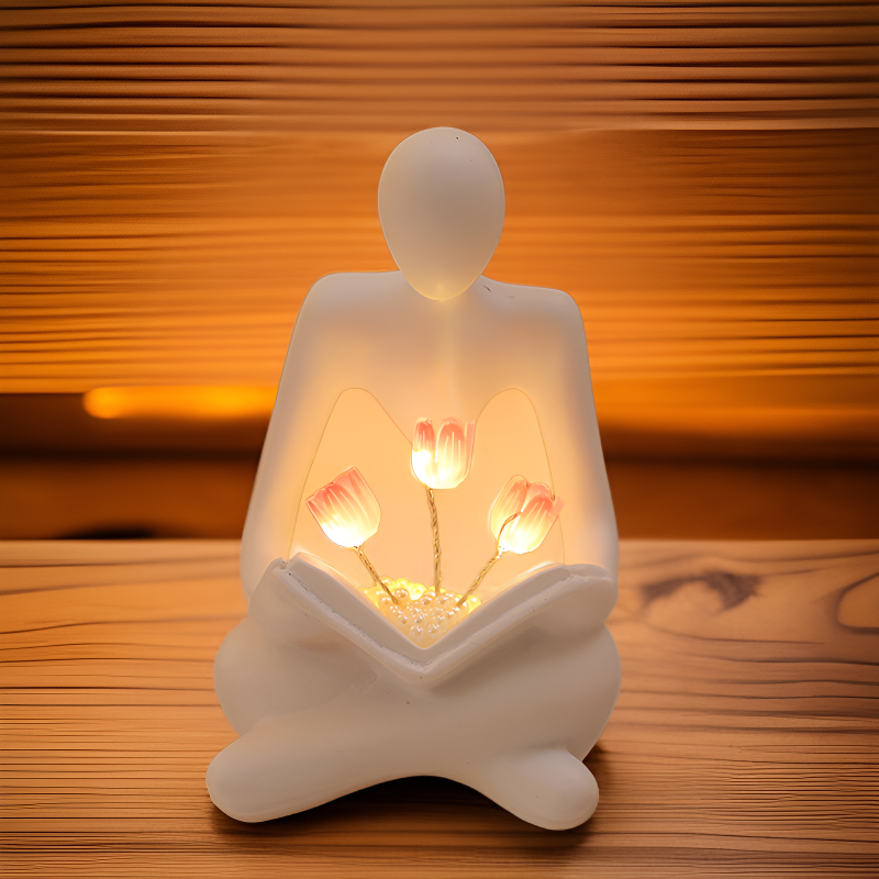 은은한 빛을 비추는 명상용 야간 조명