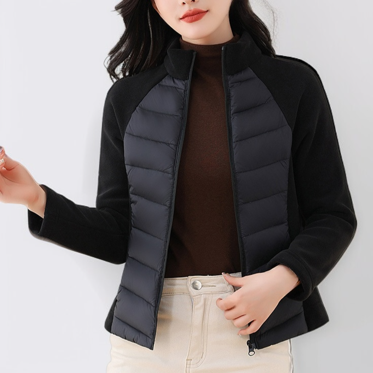 軽量パッチワークダウンスポーツウェア