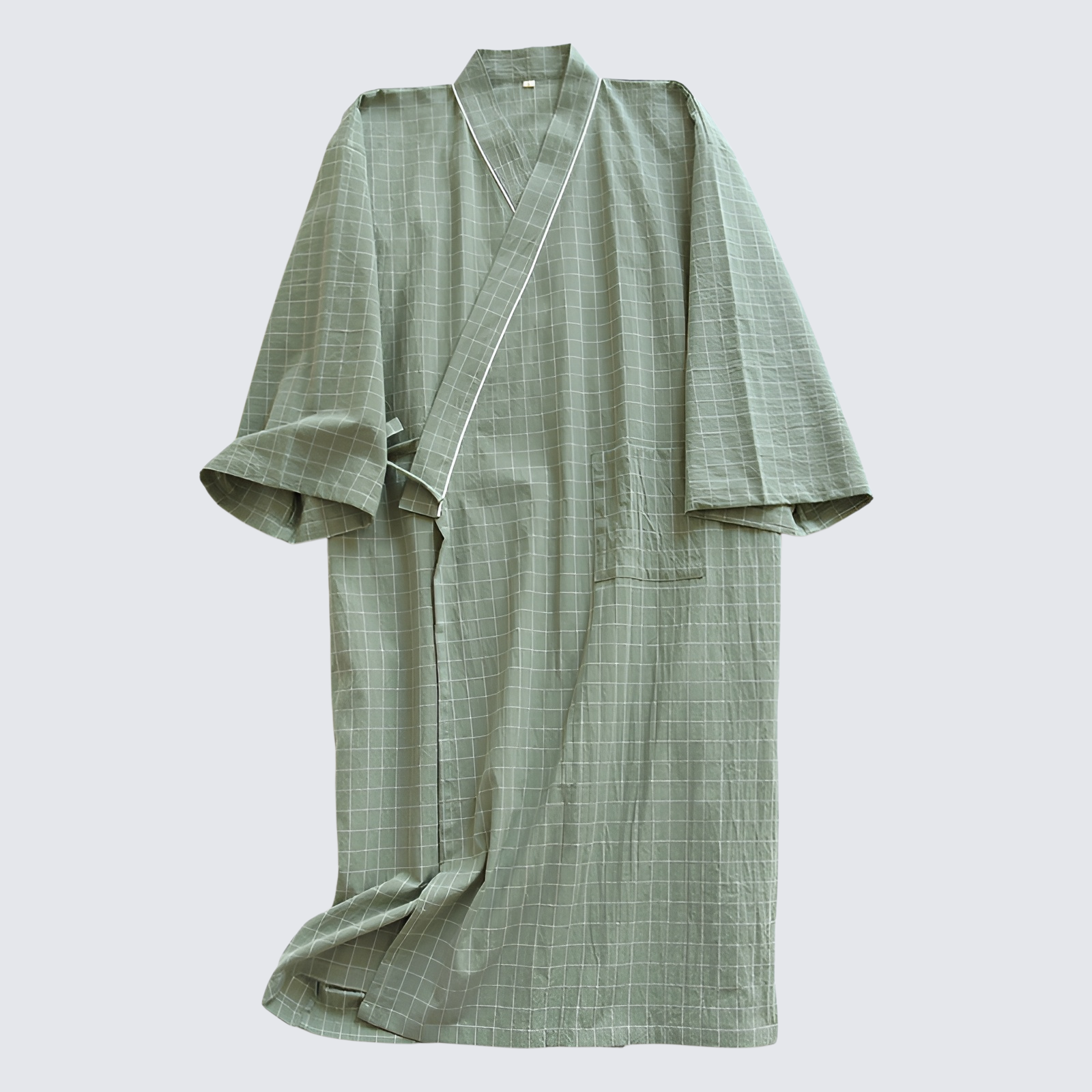 春秋薄款純棉睡衣