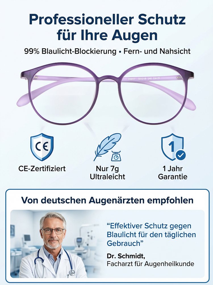 Von Charité entwickelt: Smarte Auto-Fokus Brille für alle Sehschwächen (0-1000 dpt)