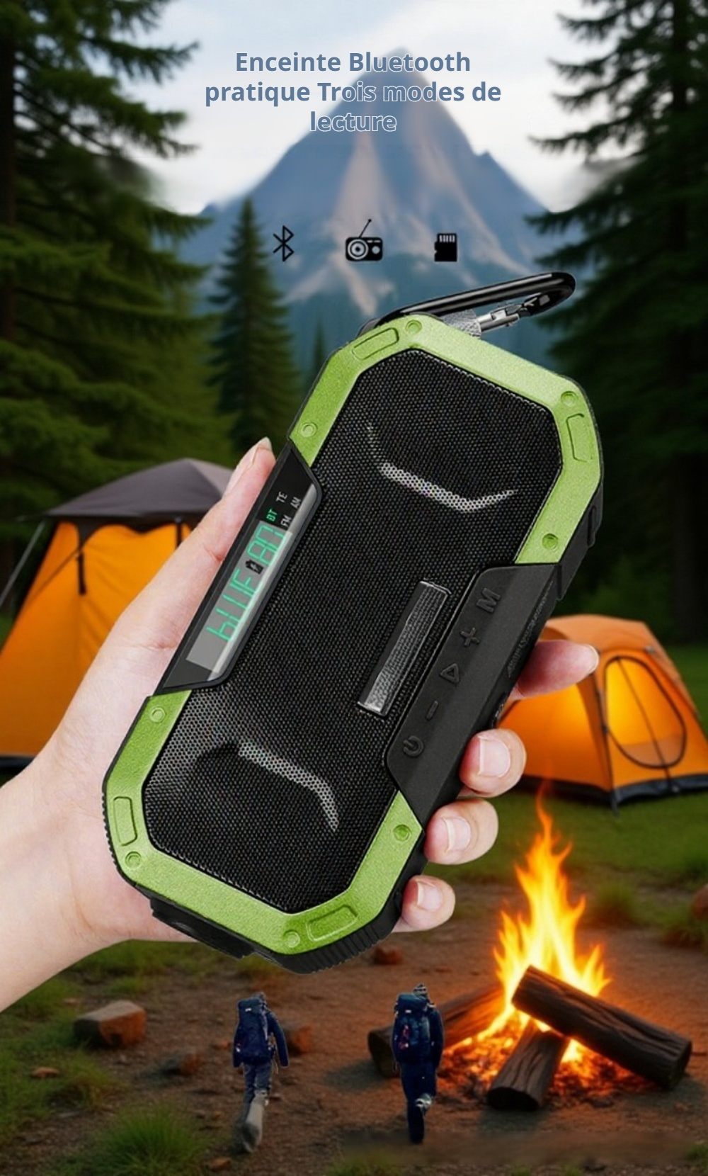 Radio de survie extérieure pour camping