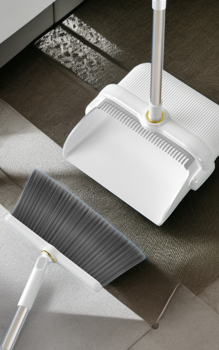 太くて長い柄のほうき詳細写真