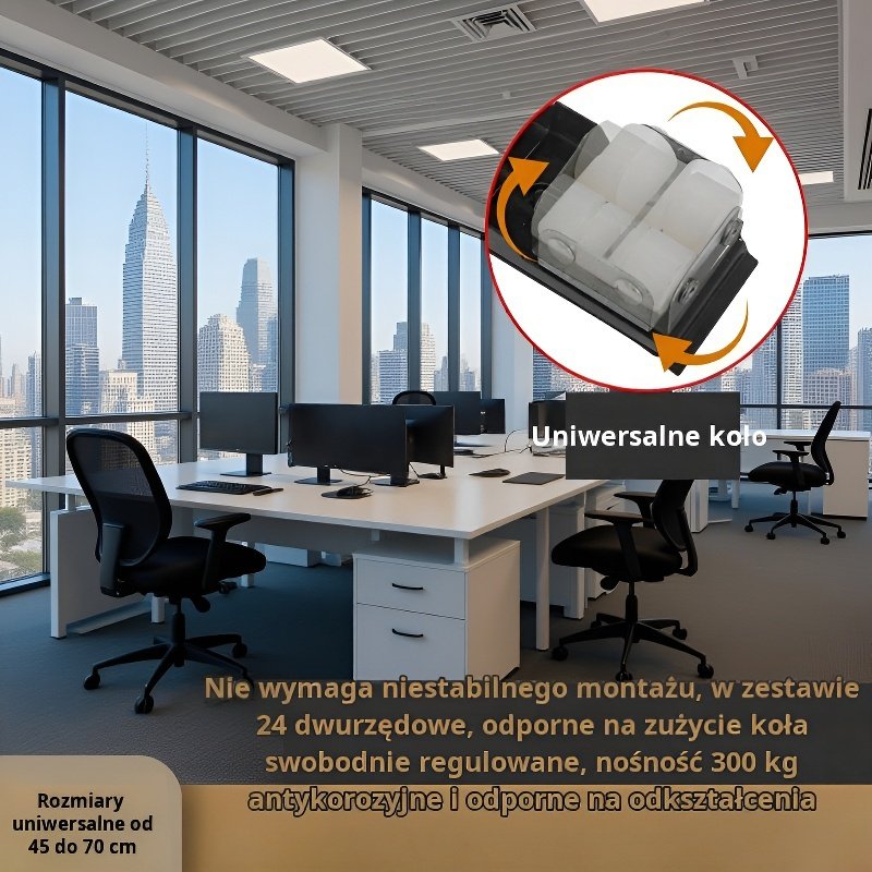 Regulowana podstawka pod pralkę i lodówkę, podwyższająca półka