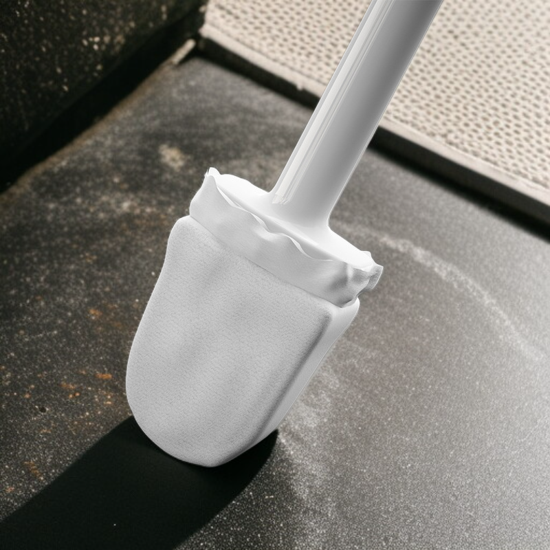 Cepillo de inodoro extensible, set de limpieza cuadrado para baño