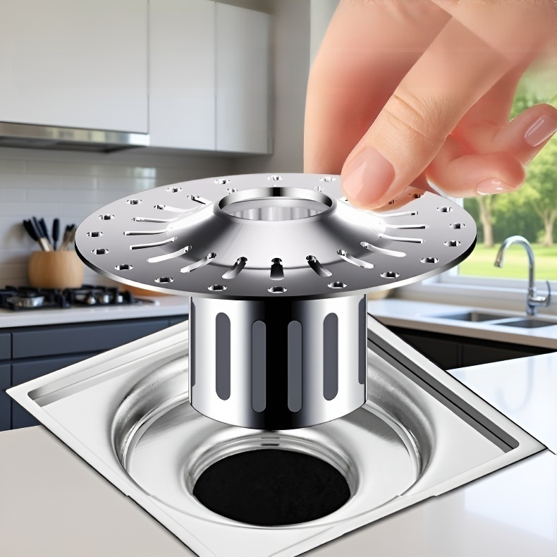 Bathroom 304 Stainless Steel Expandable Floor Drain Core