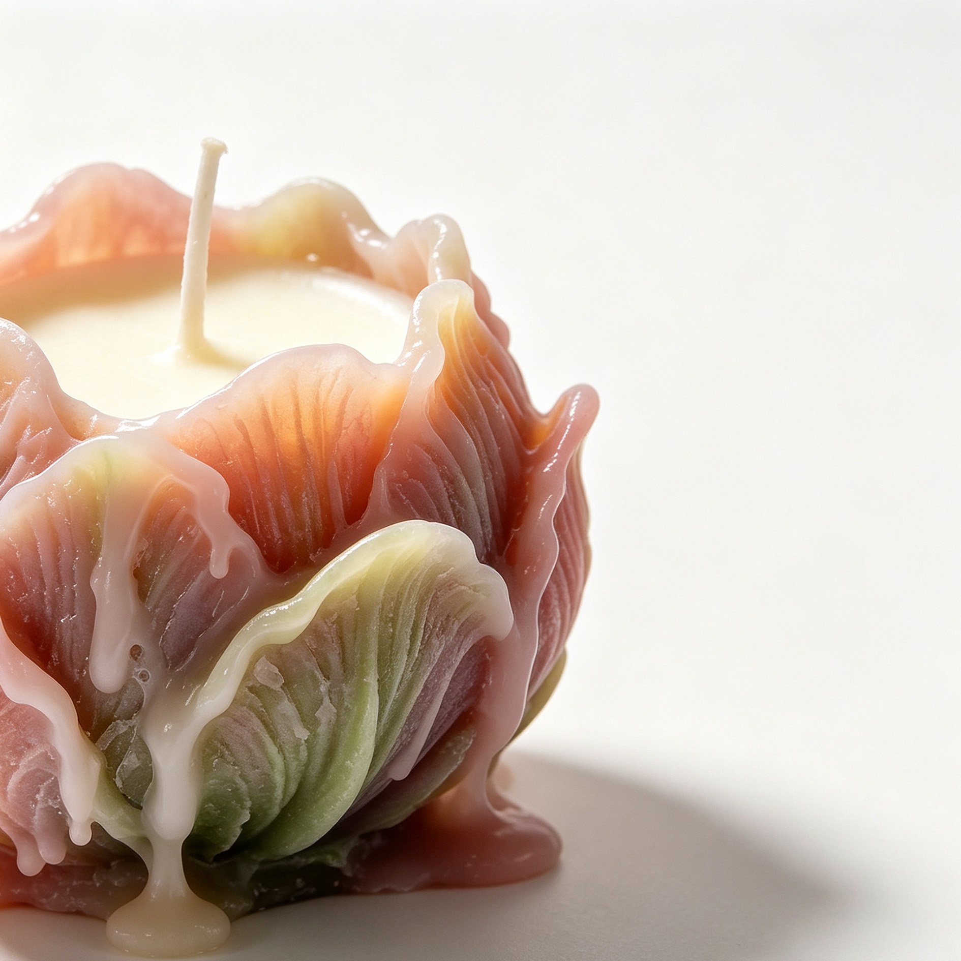 Lotus Flame Flower Scented Candles