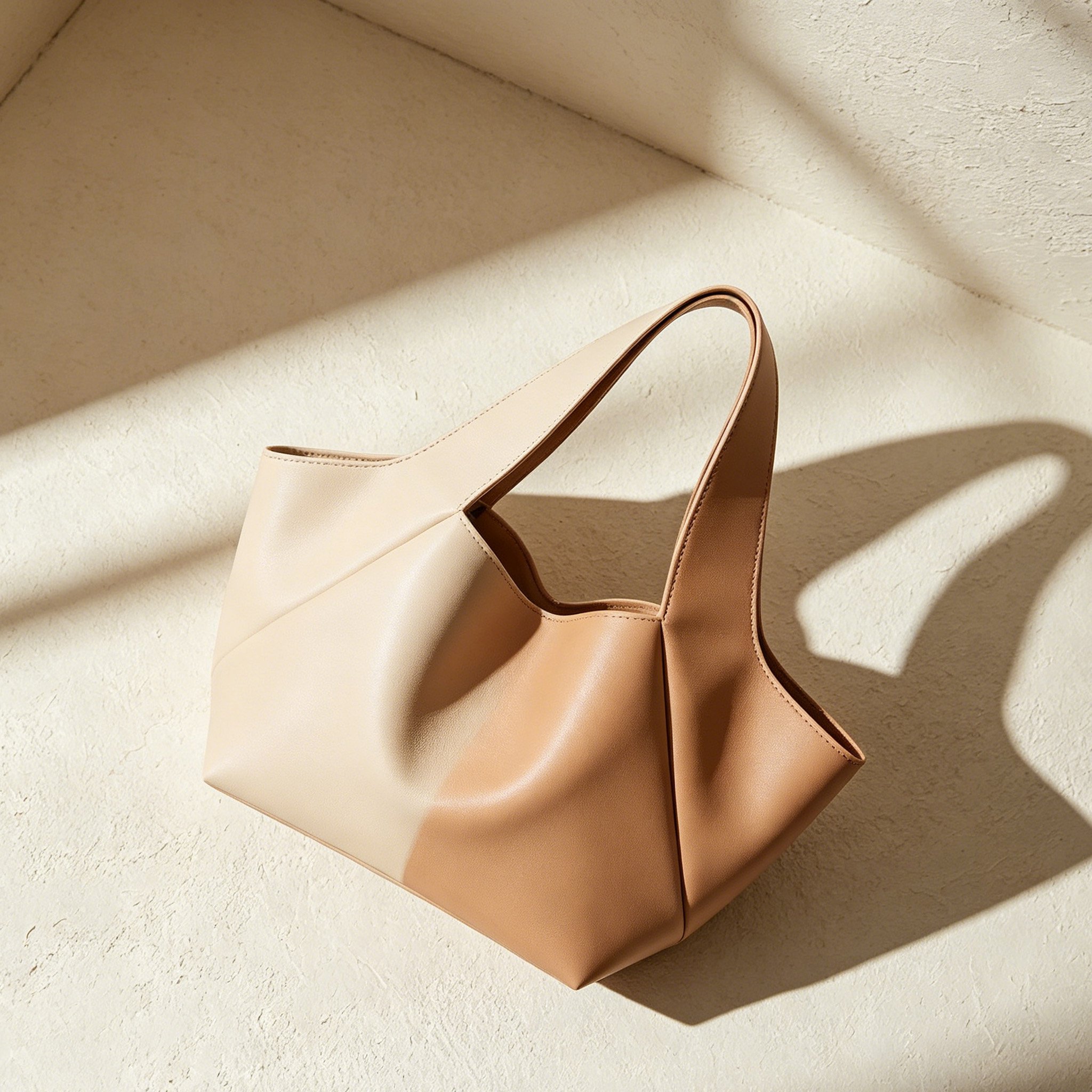 Folded view of the large capacity shopping bag for easy storage
