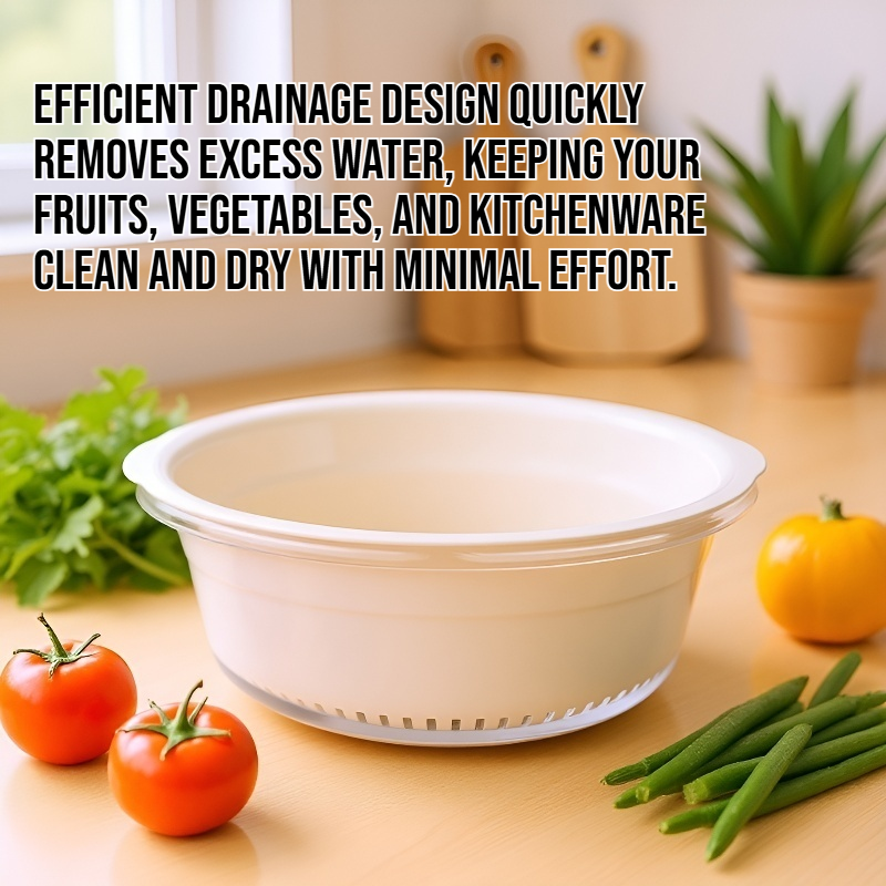 Transparent round drain basket