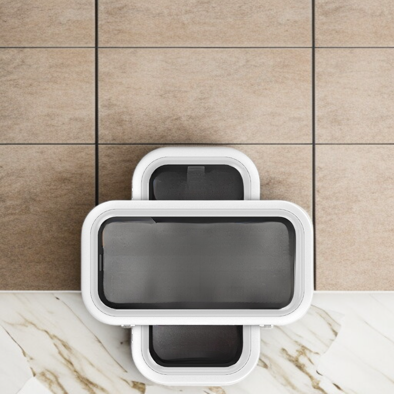 Shower Watching Cell Phone Holder Swivel Bathroom Wall Mount AntiFog