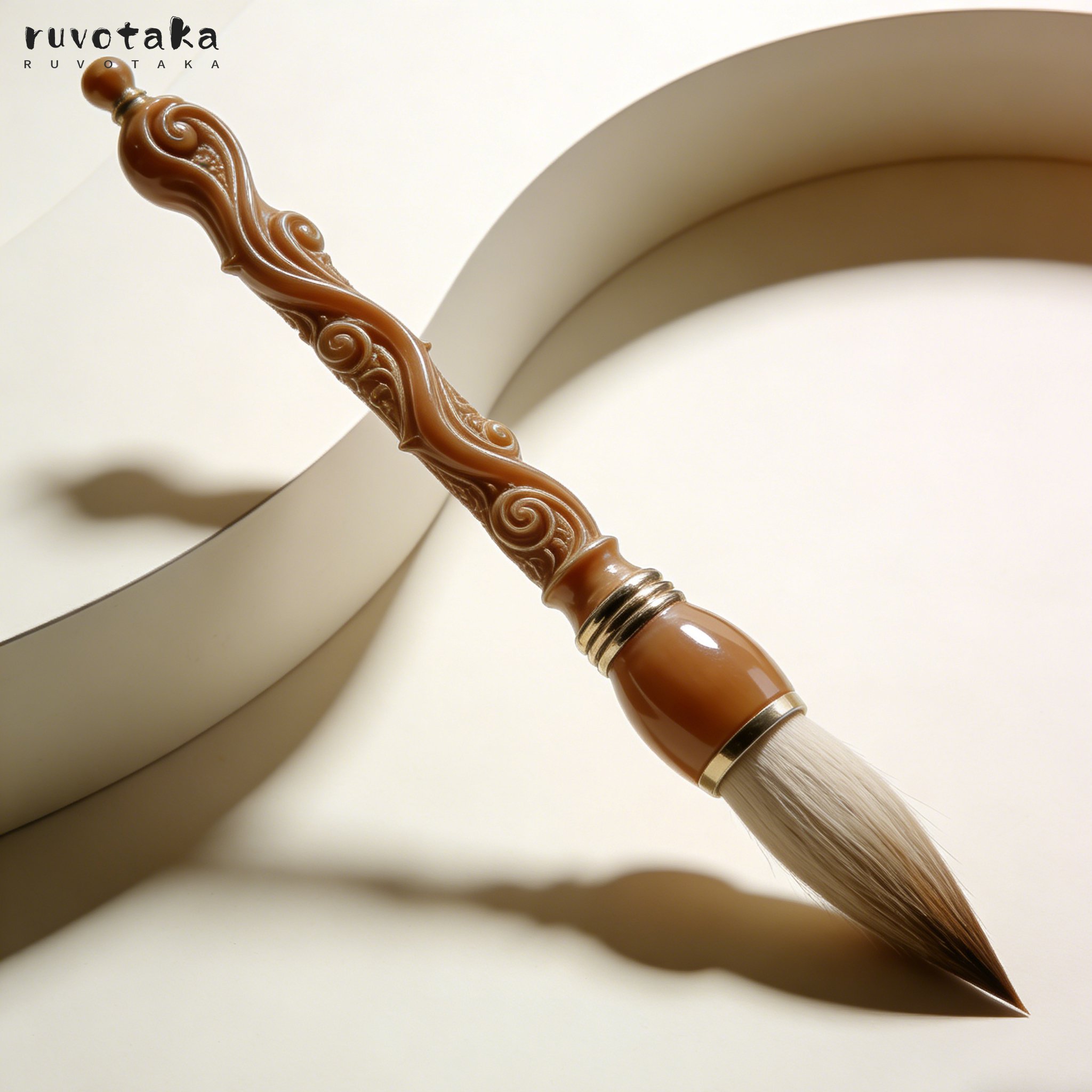 พู่กันจีนสำหรับเขียนหนังสือและวาดภาพ