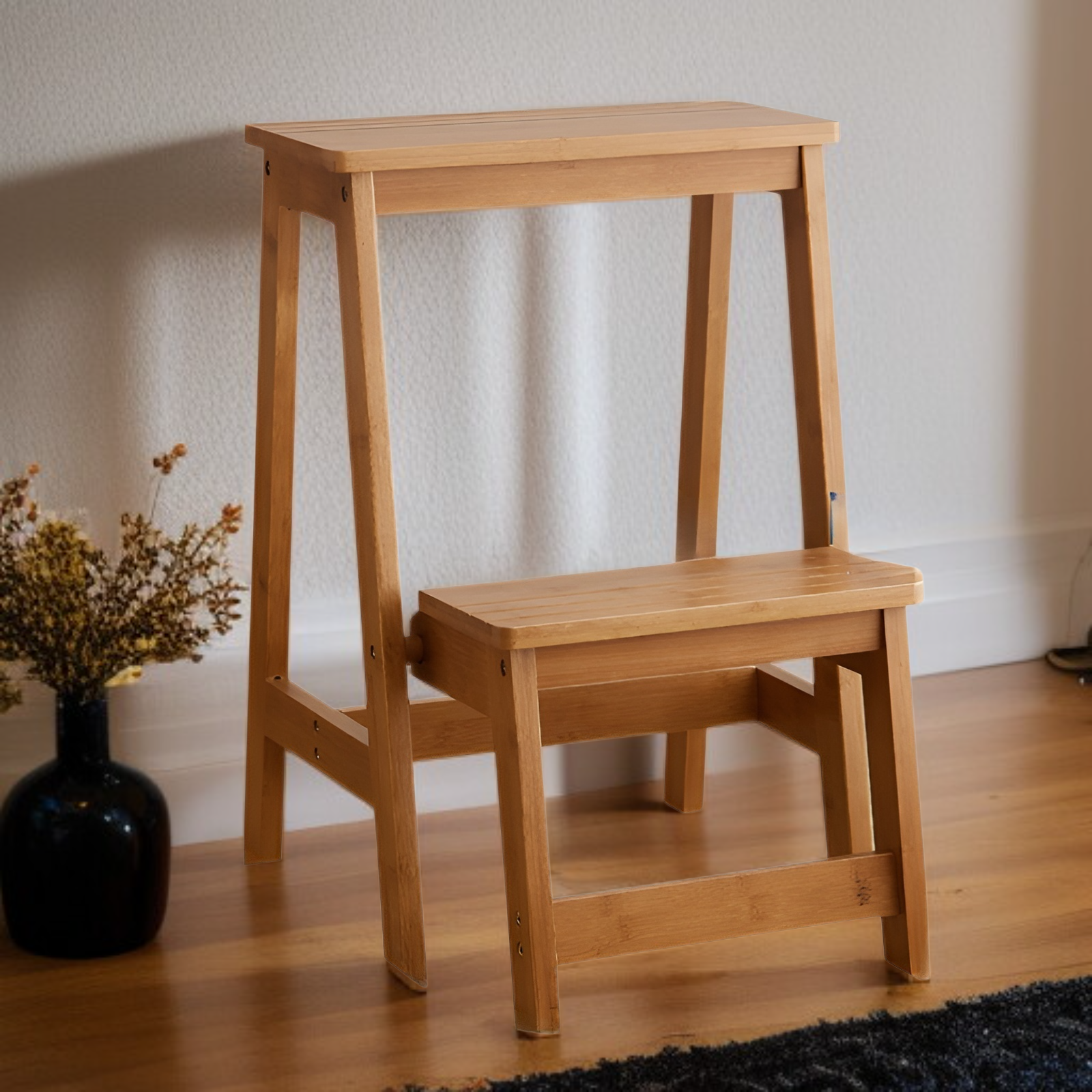 Taburete de madera maciza para el hogar