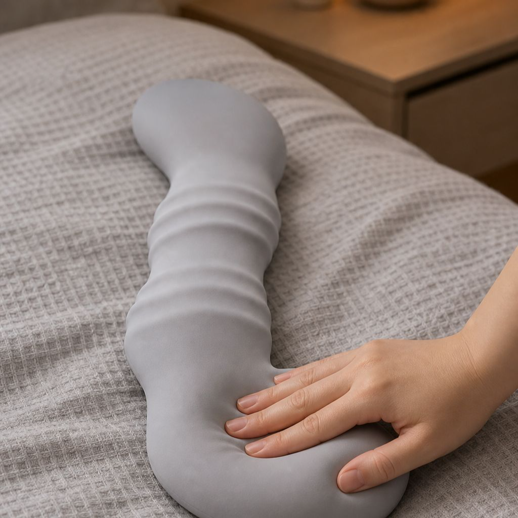 Memory foam leg-pinching pillow, cute seahorse pillow, long pillow for pregnant women and children, 
