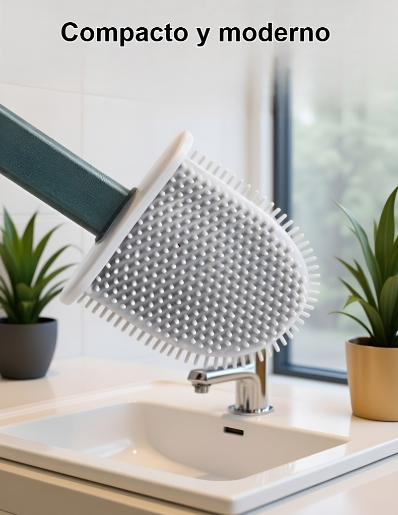 Accesorio de baño para limpieza de inodoro