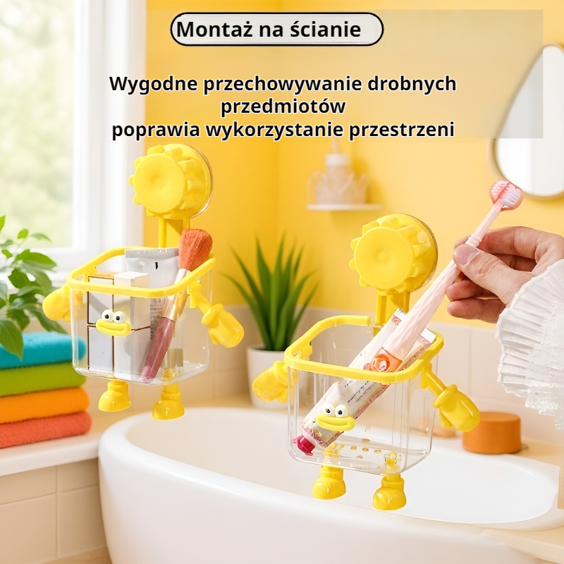 Półka do zlewu z przyssawką, organizer łazienkowy na ściany