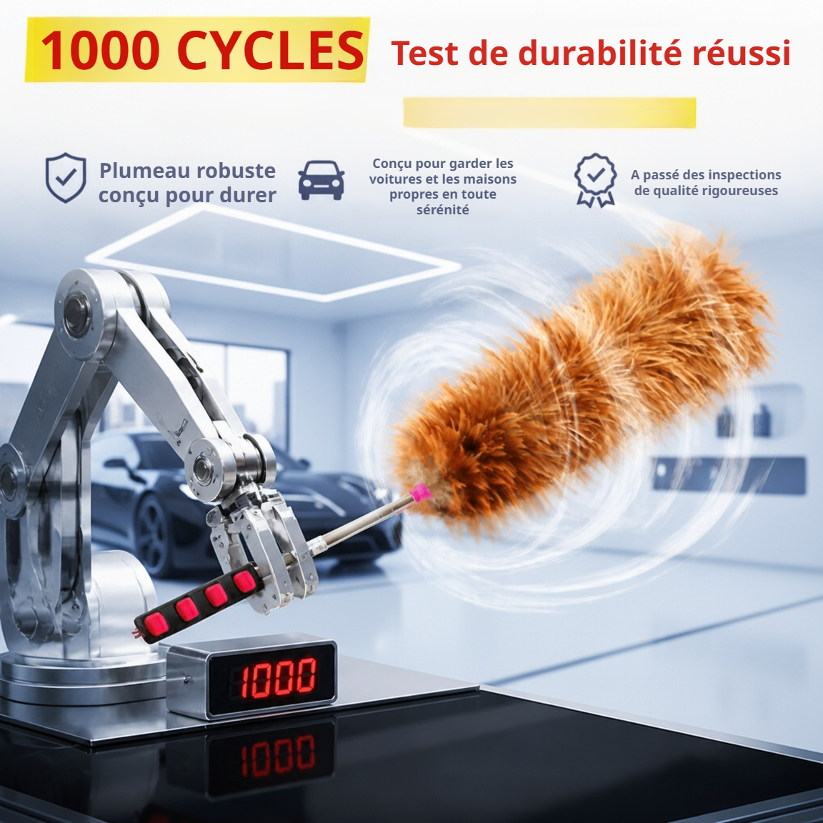 Plumeau pour la maison et la voiture, flexible et épaissi, kit complet