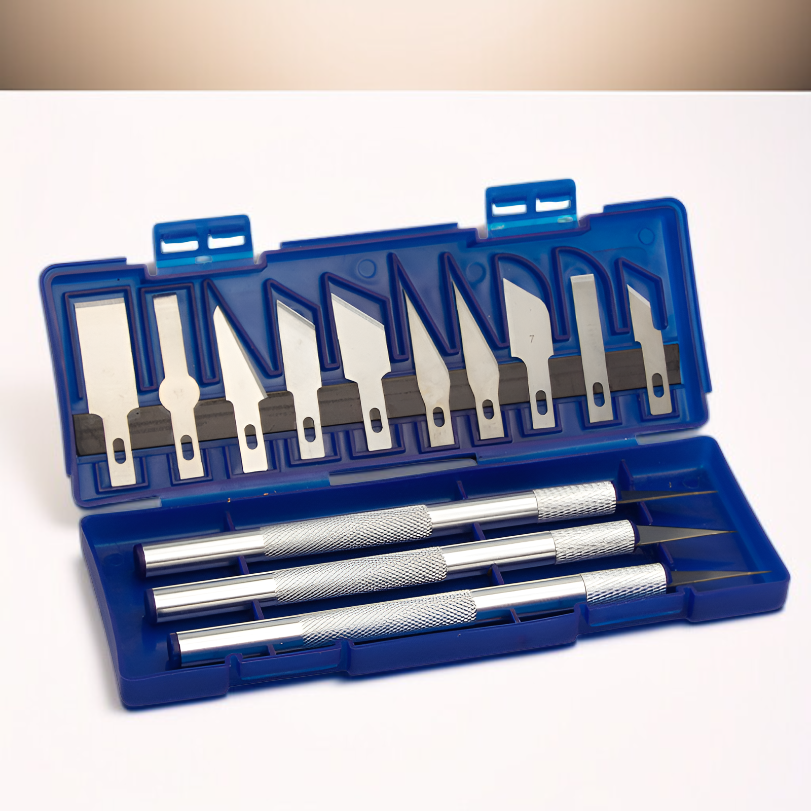 13-piece aluminum alloy carving knife set