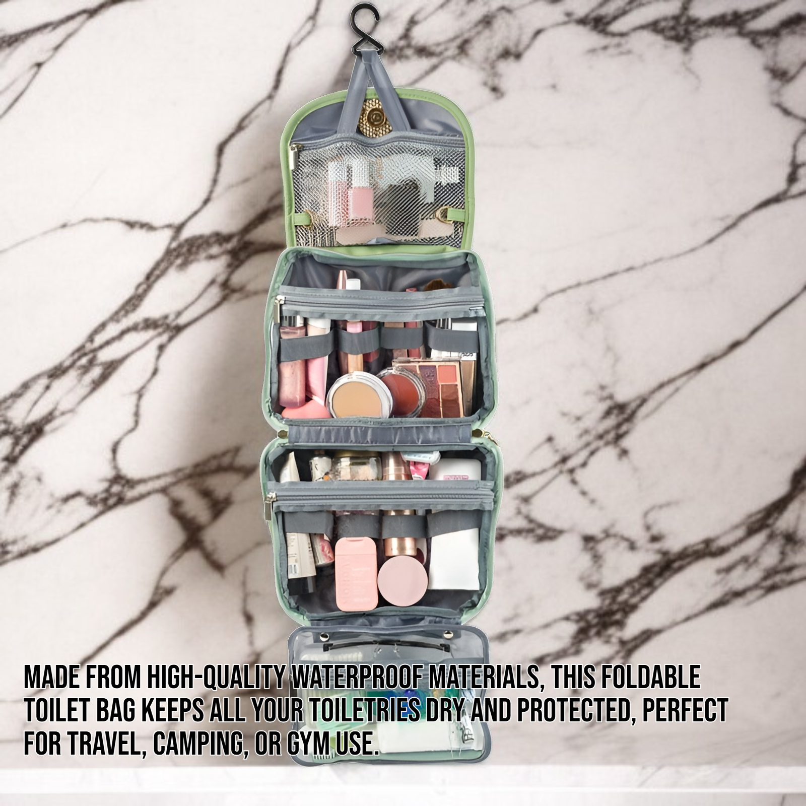 Waterproof Foldable Unfolding Toilet Bag