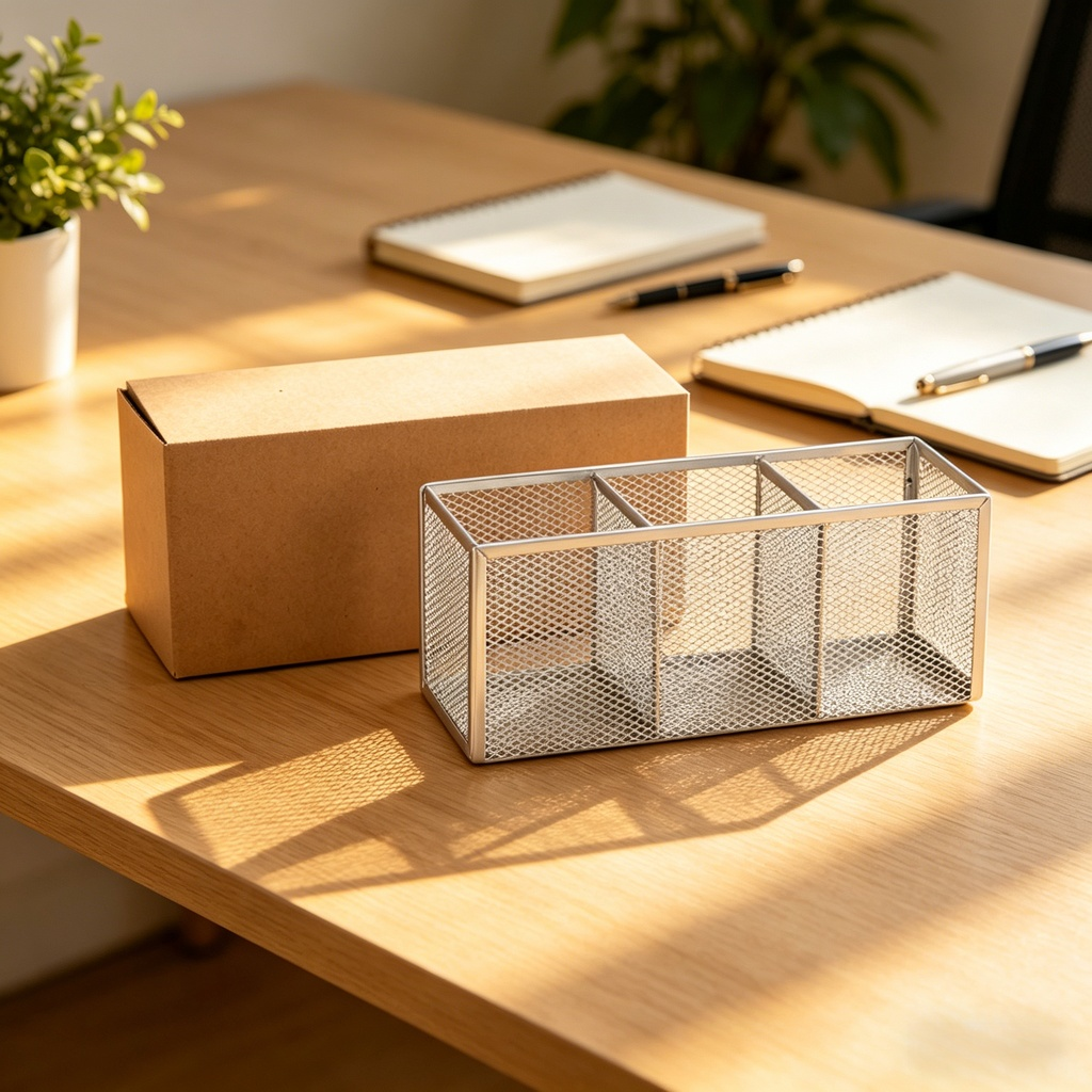 Boîte de rangement à compartiments multiples minimaliste