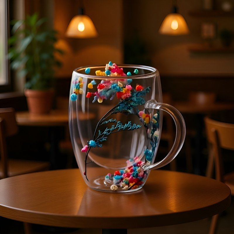 우아한 분위기의 플라워 컵