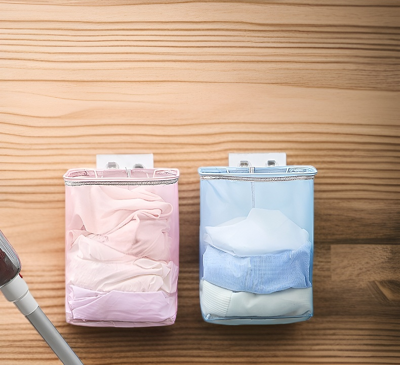 다양한 크기의 옷 수납 바구니 세트