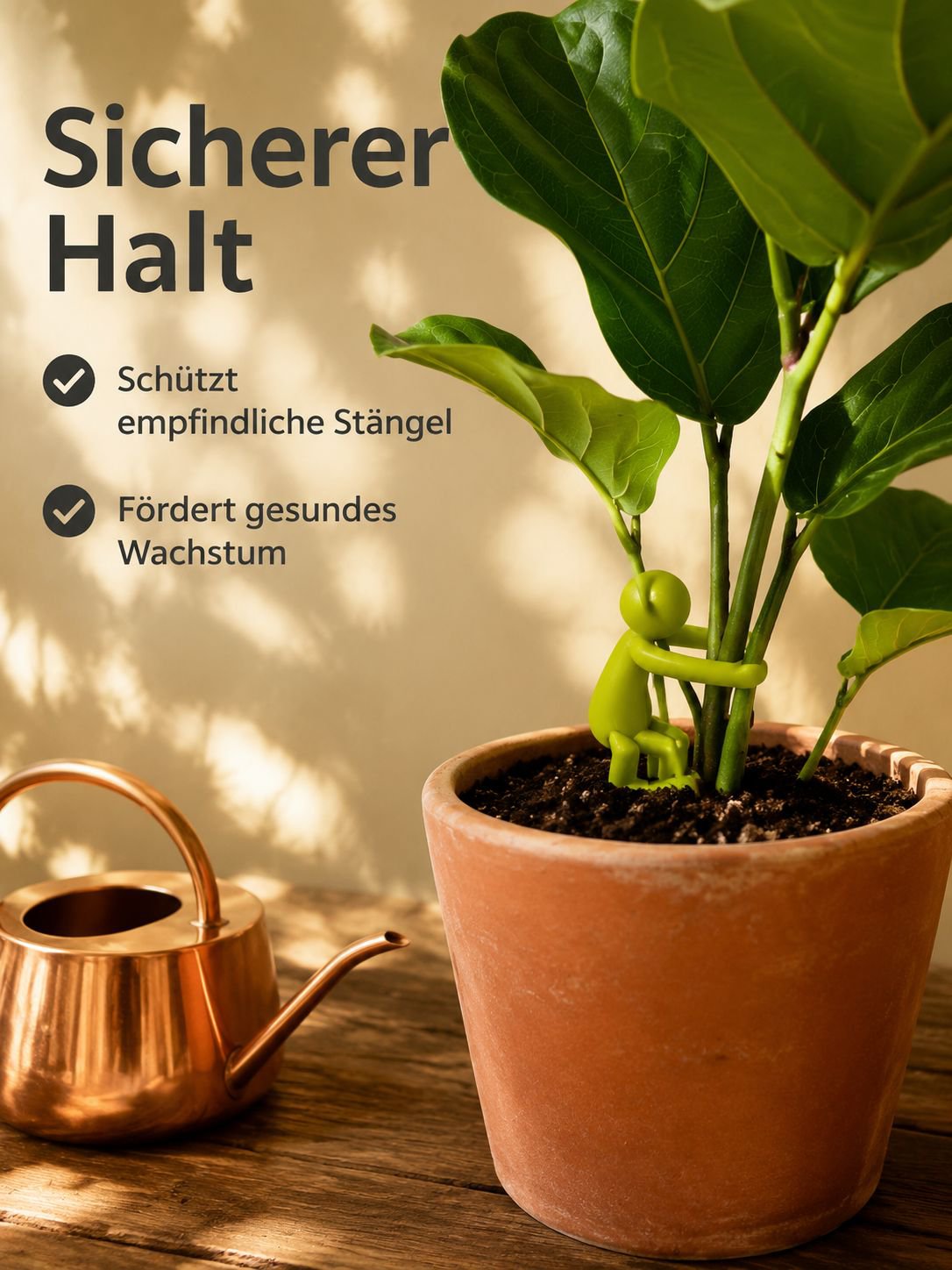 Hochwertige Pflanzenbegleiter Dekorative Vase Blumen- und Grünpflanzenstütze