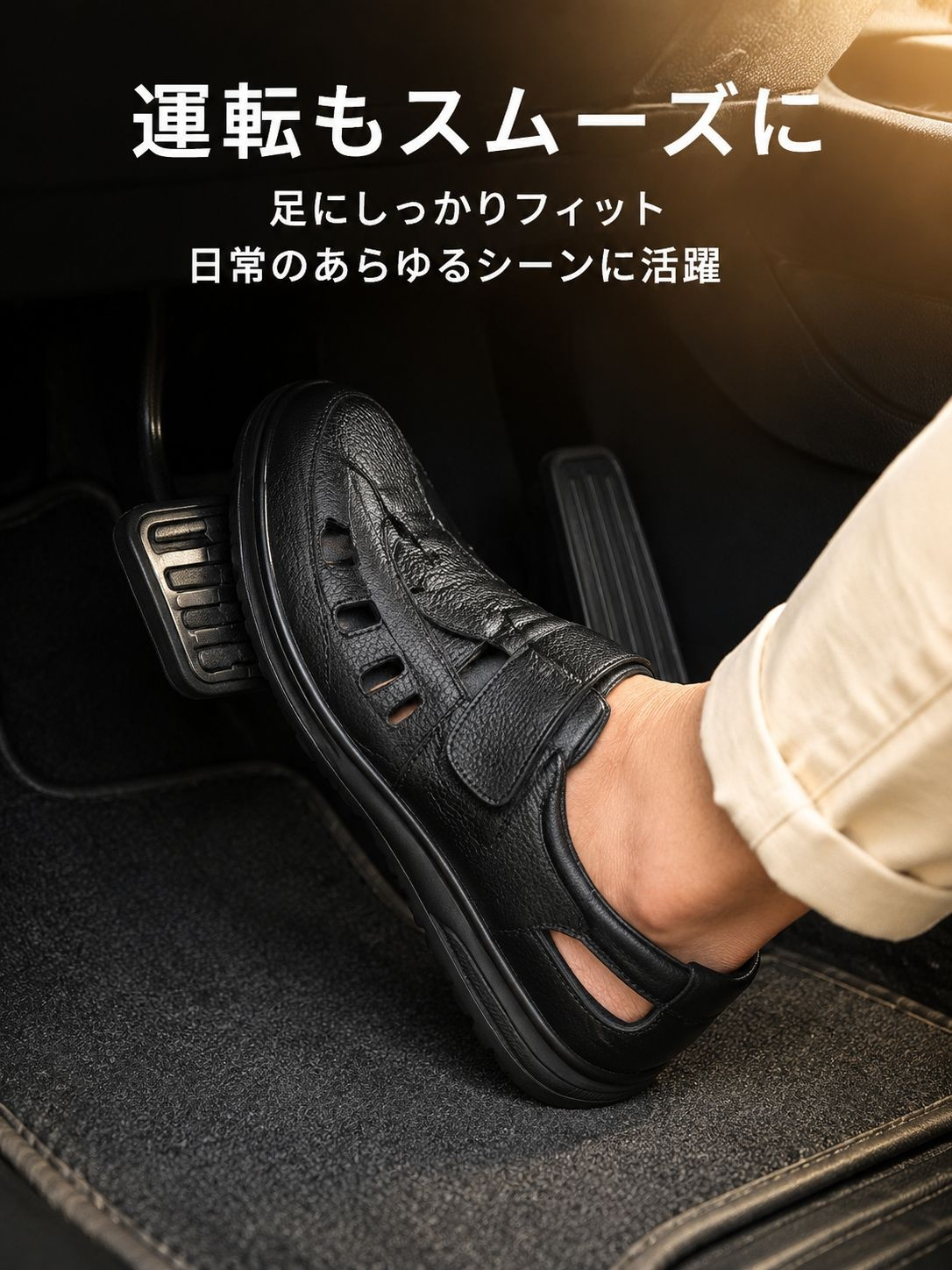 アウトドアにも最適なメンズサンダル