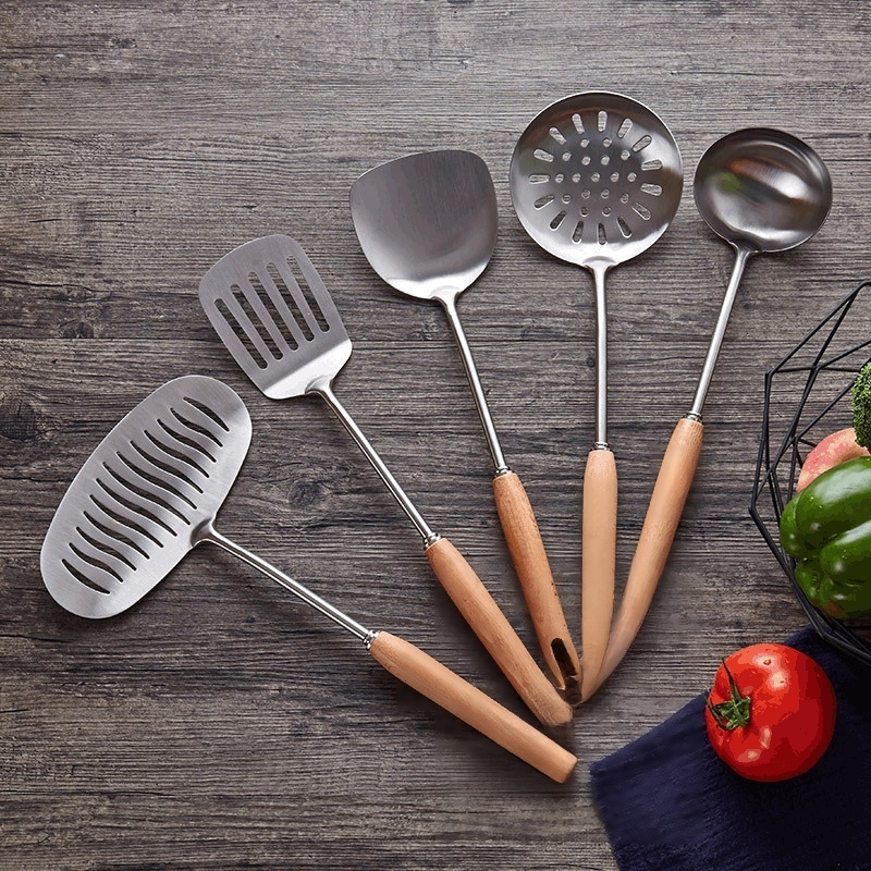 檀木手柄炒菜鏟