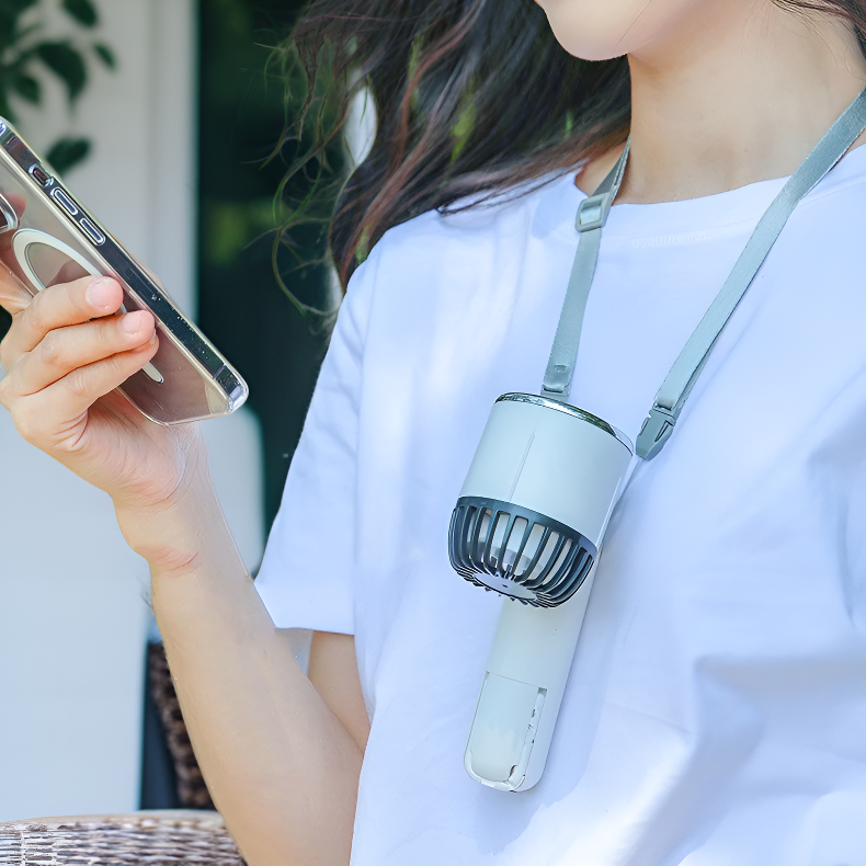 ミニUSB充電式扇風機 静音携帯ハンドヘルドデスクトップターボ学生用ファン