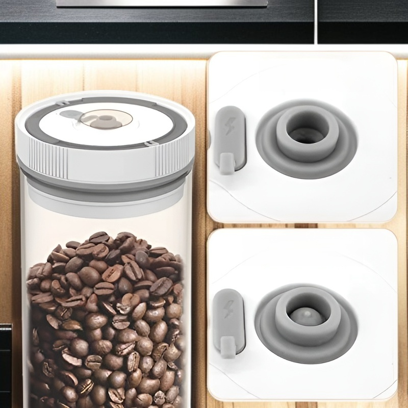 Recipiente plástico para guardar harina