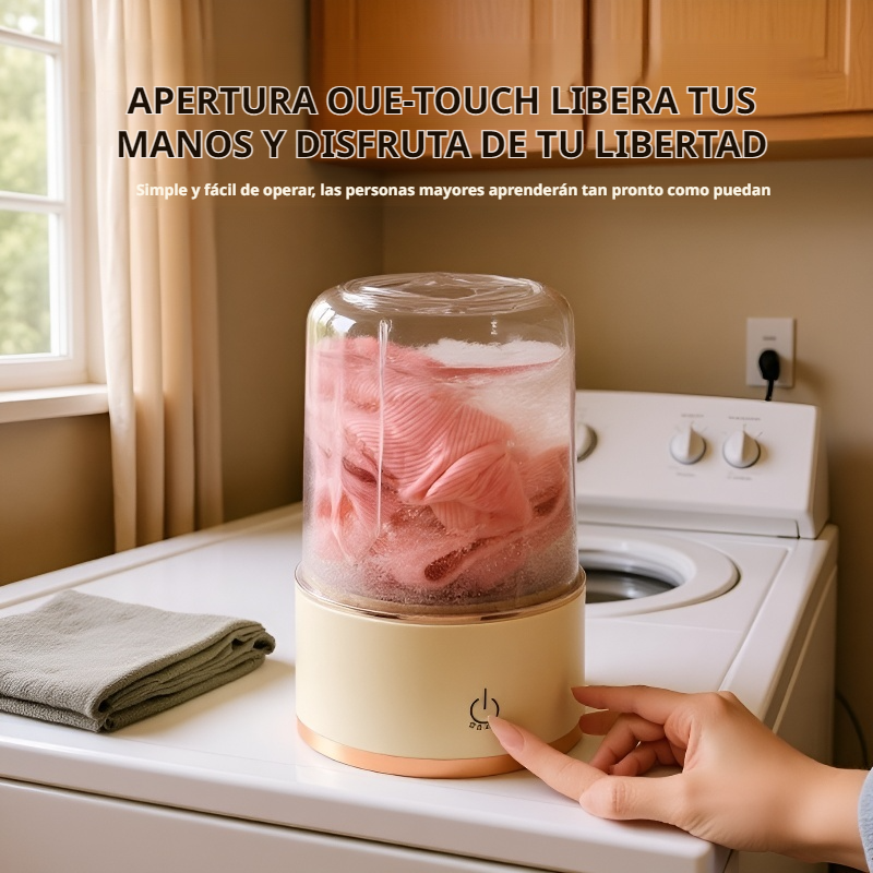 Lavadora portátil para ropa interior y camisetas con carga USB