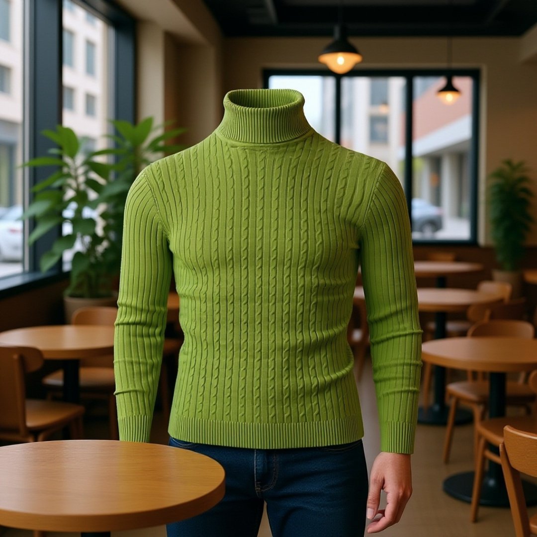 ビジネスにも使えるメンズセーター