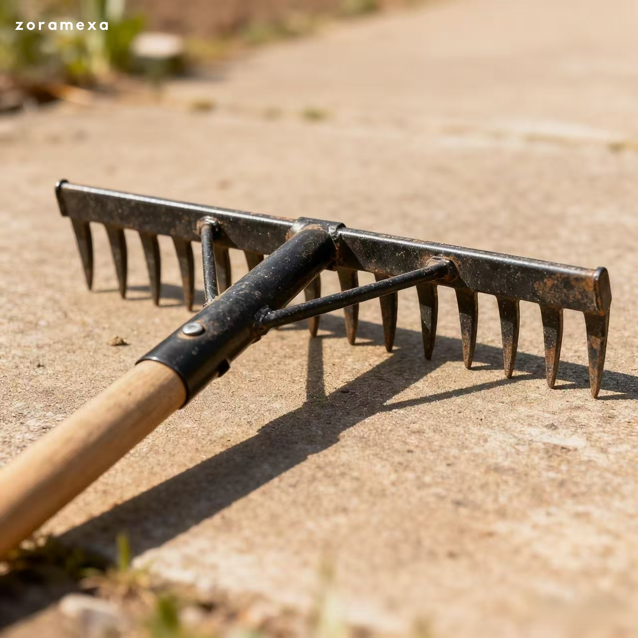 철제 갈퀴, 잡초 제거, 흙 뒤집기, 풀기용 농업 도구 (3개)