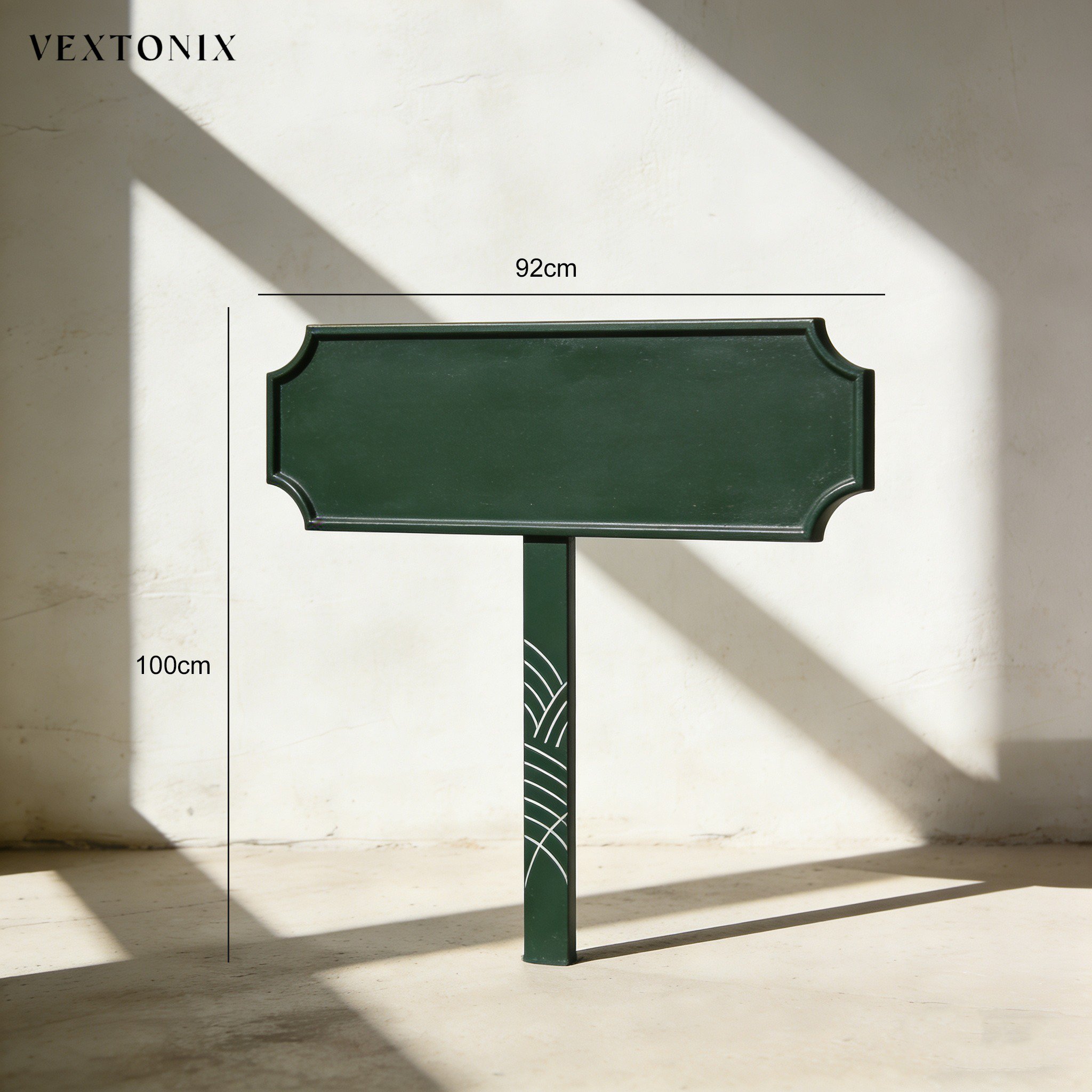 ป้ายบอกทางสวนสไตล์วินเทจ 