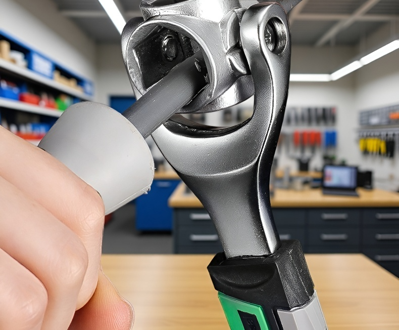 Unikátní květinový klíč na šrouby v domácí dílně