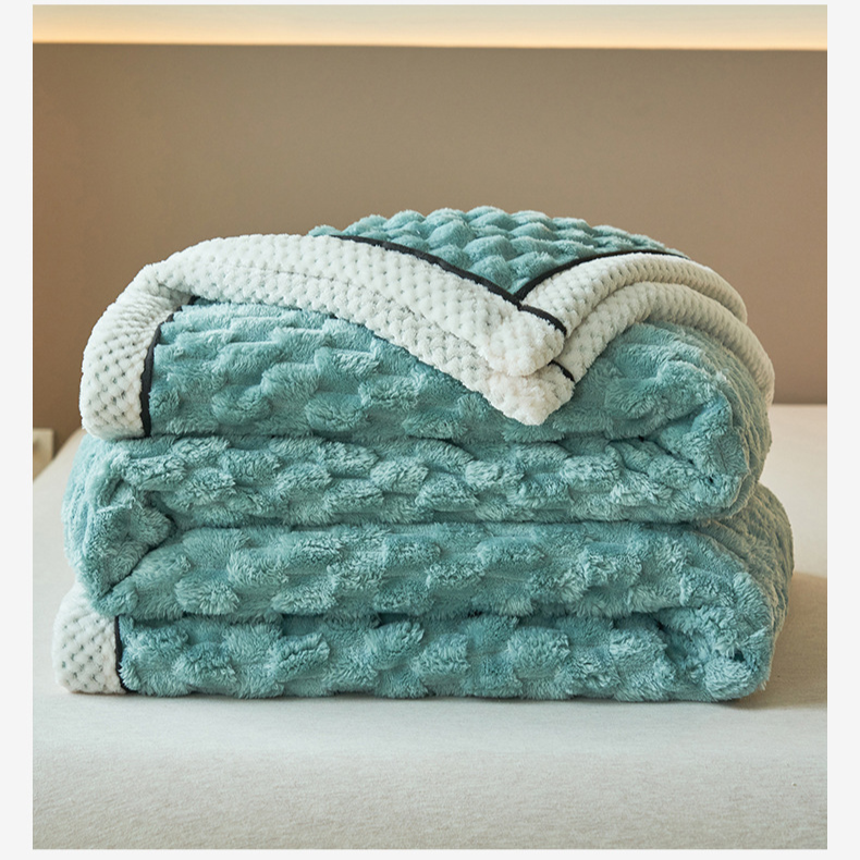 加厚多功能雙面牛奶絨毯