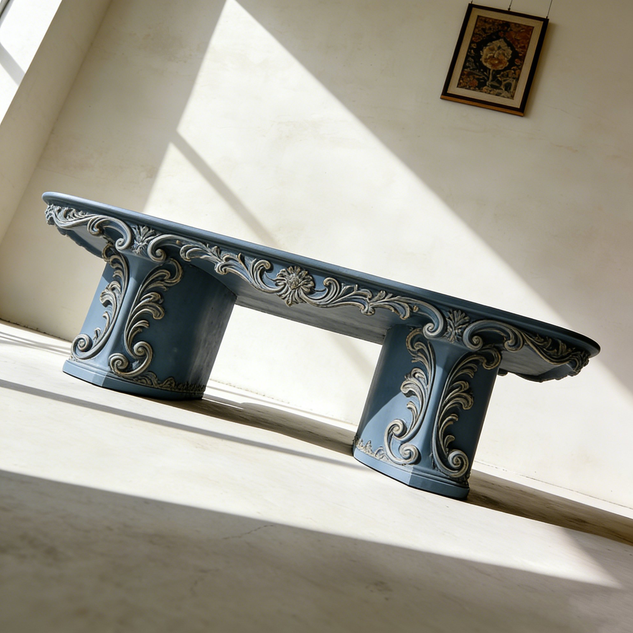 Table de salon à motifs français 
