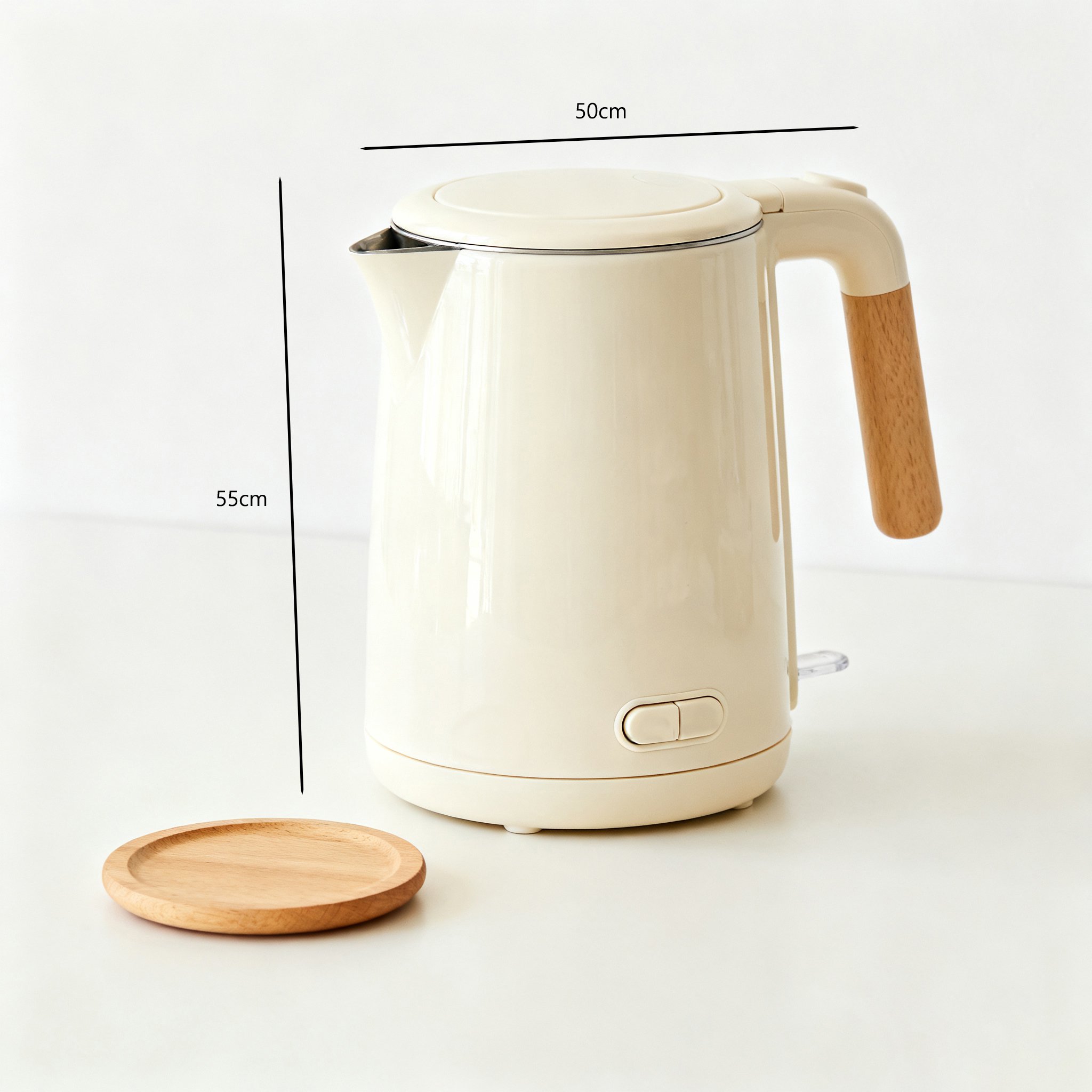 전기포트의 디지털 디스플레이 화면