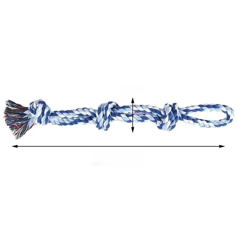Durable Cotton Rope Toy for Large Dogs, Tug-of-War Chew Knot