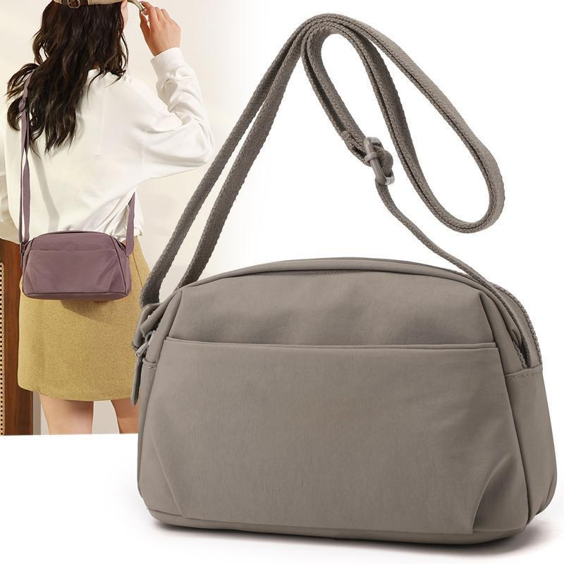 超大容量輕便尼龍斜挎小包