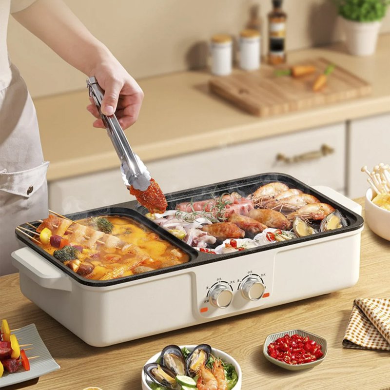 2-in-1 multifunctional electric furnace
