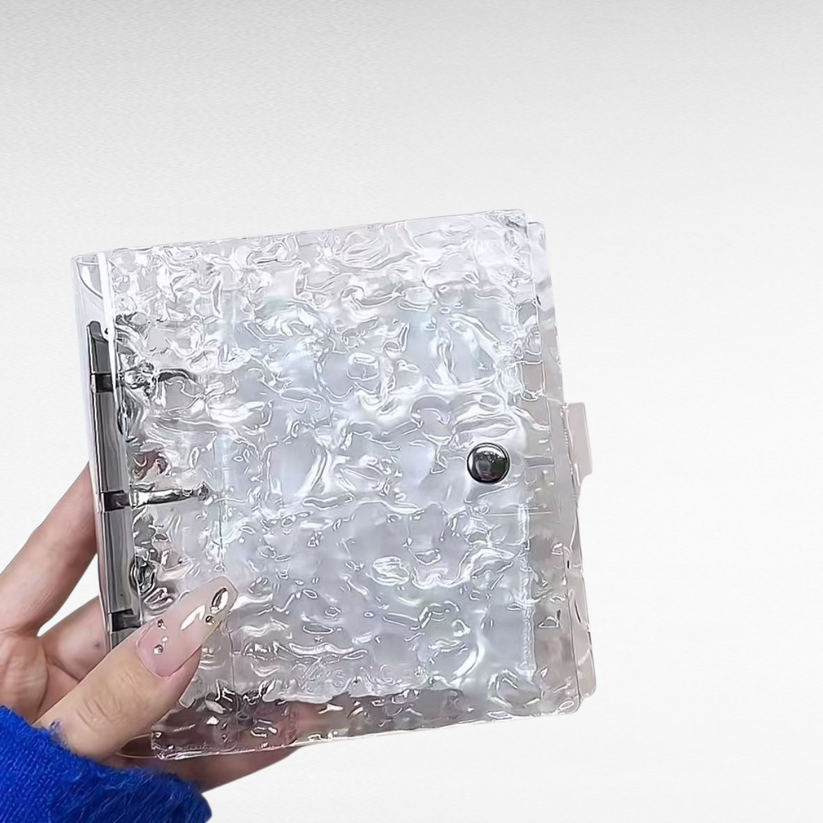 A5 Transparent Crystal Grid Card Binder for 3 Inch Idol Polaroid & Small Star Chase Cards